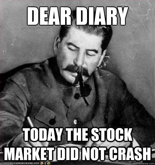 stock market crash diary